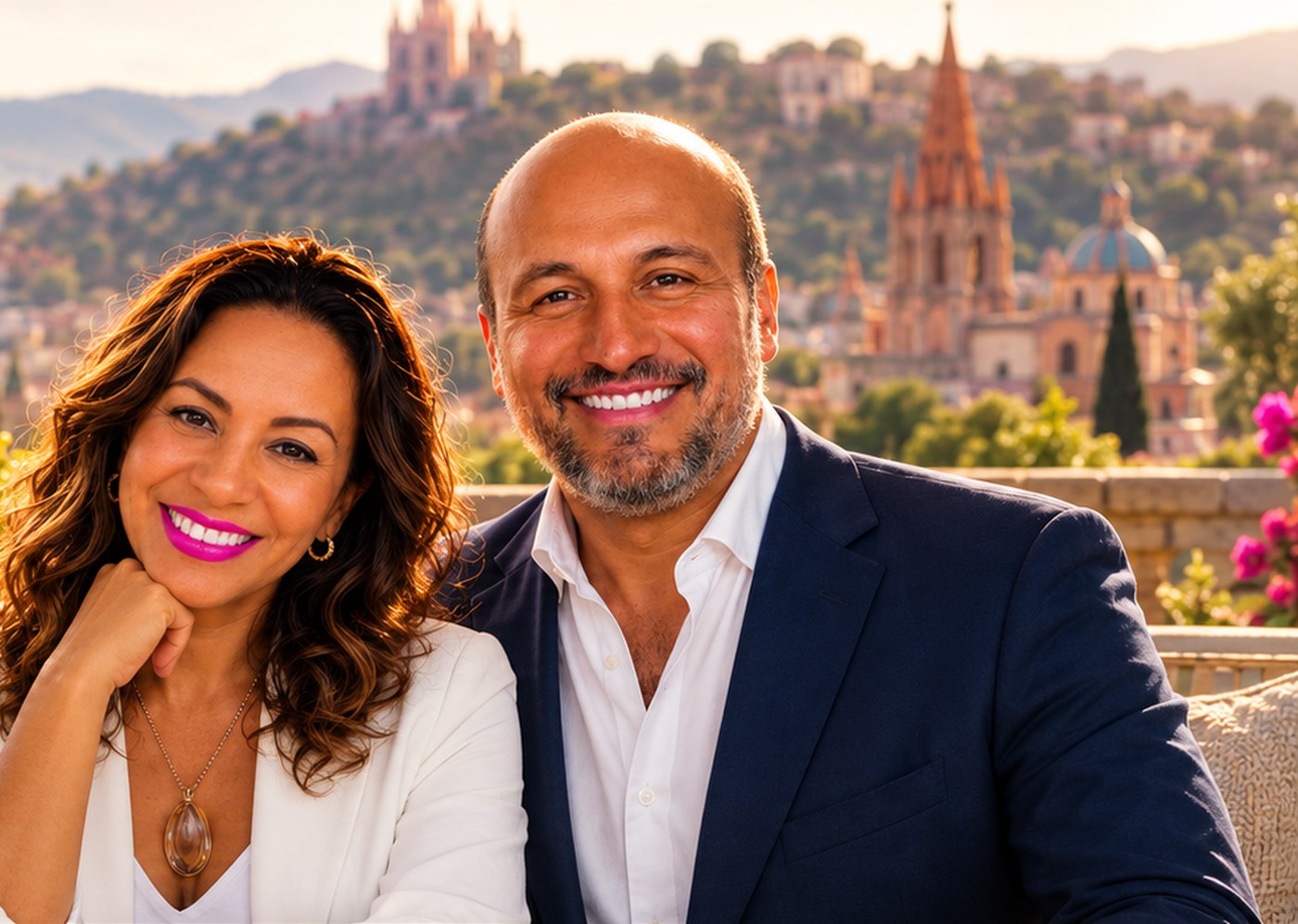 Sergio Balandrán y Michelle Allendelagua, creadores de NeuroEvolution